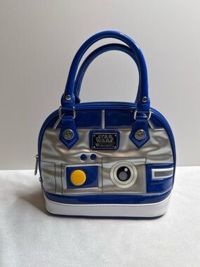 Star Wars R2-D2 Blue and Silver Loungefly purse